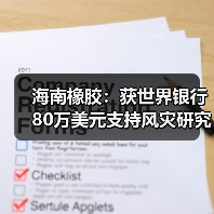 海南橡胶：获世界银行80万美元支持风灾研究（图4）