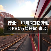 行业：11月6日临沂地区PVC行情疲软 来源：互联网 2025-11-06